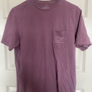 mauve short sleeve vineyard vines tee